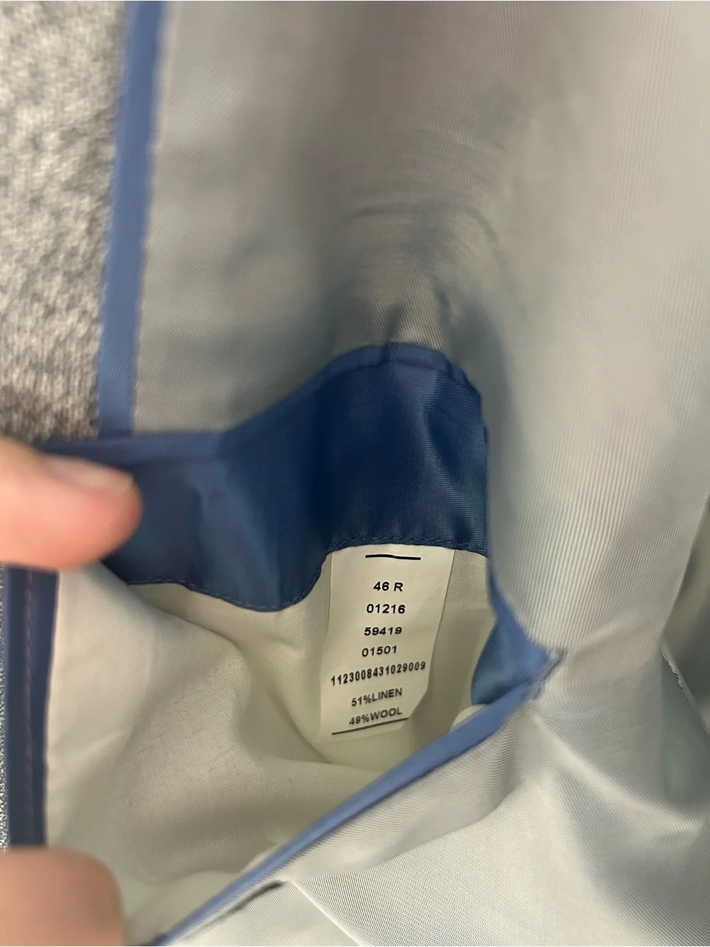 Jos. A. Bank Gray Textured Wool-Blend Sport Coat